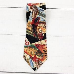 Beans McGee Camping Hunting Fish & Game Great Outdoors Cotton Necktie